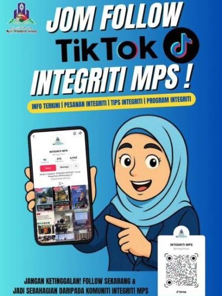 Poster Tiktok Integriti MPS