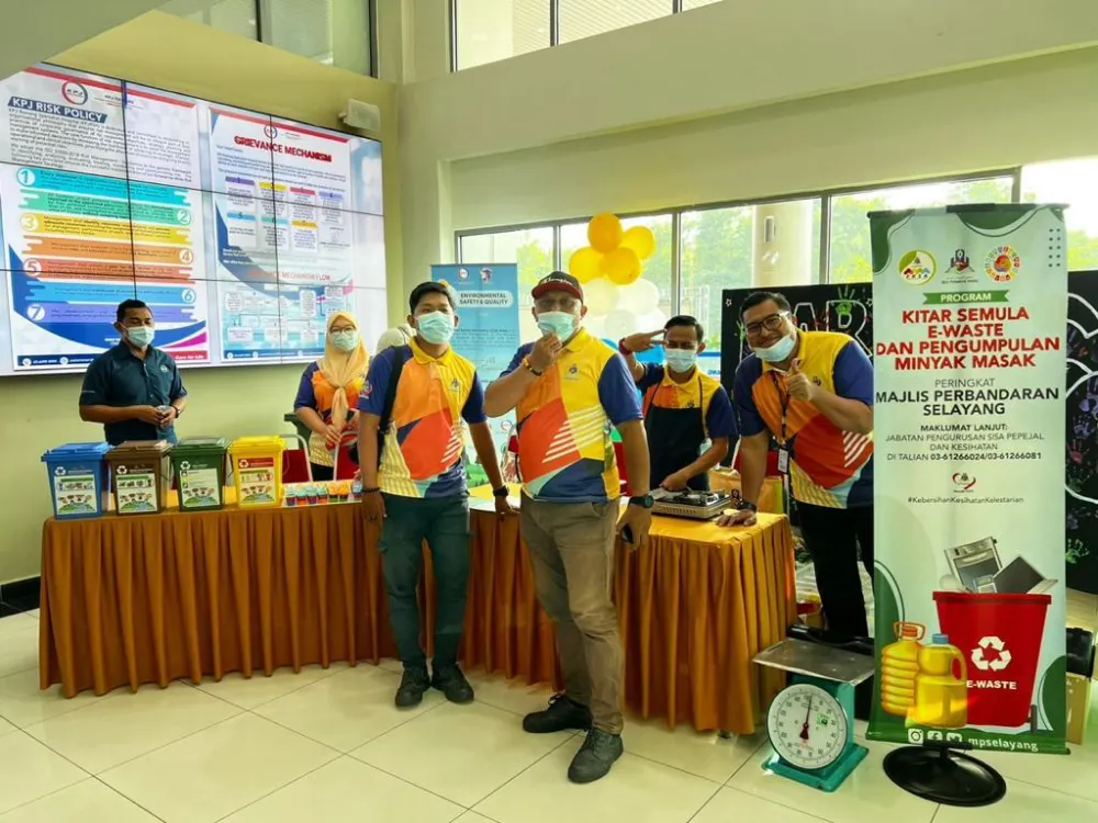 Program Kitar Semula E-Waste & Pengumpulan Minyak Masak Terpakai
