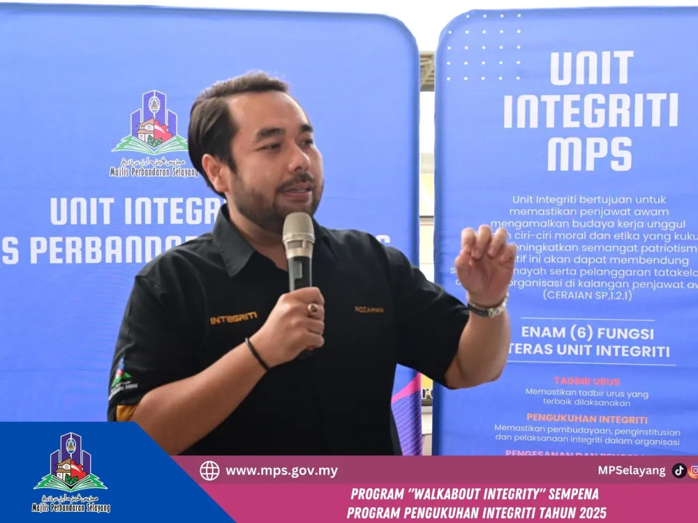 PROGRAM 'WALKABOUT INTEGRITY' SEMPENA PROGRAM PENGUKUHAN INTEGRITI TAHUN 2025