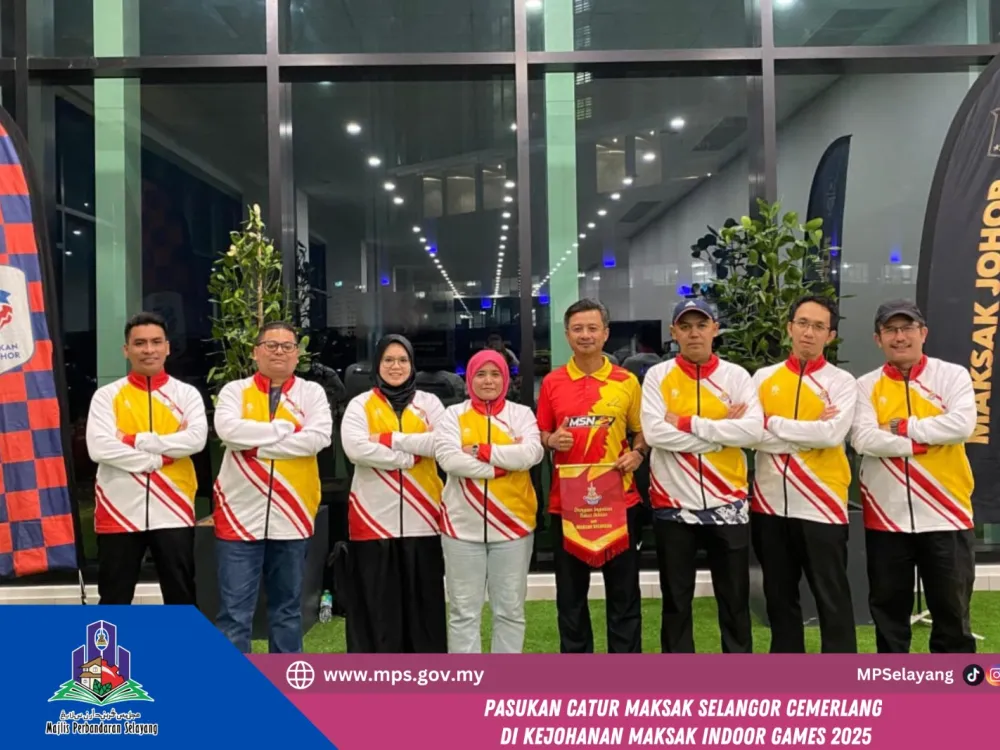 PASUKAN CATUR MAKSAK SELANGOR CEMERLANG DI KEJOHANAN MAKSAK INDOOR GAMES 2025