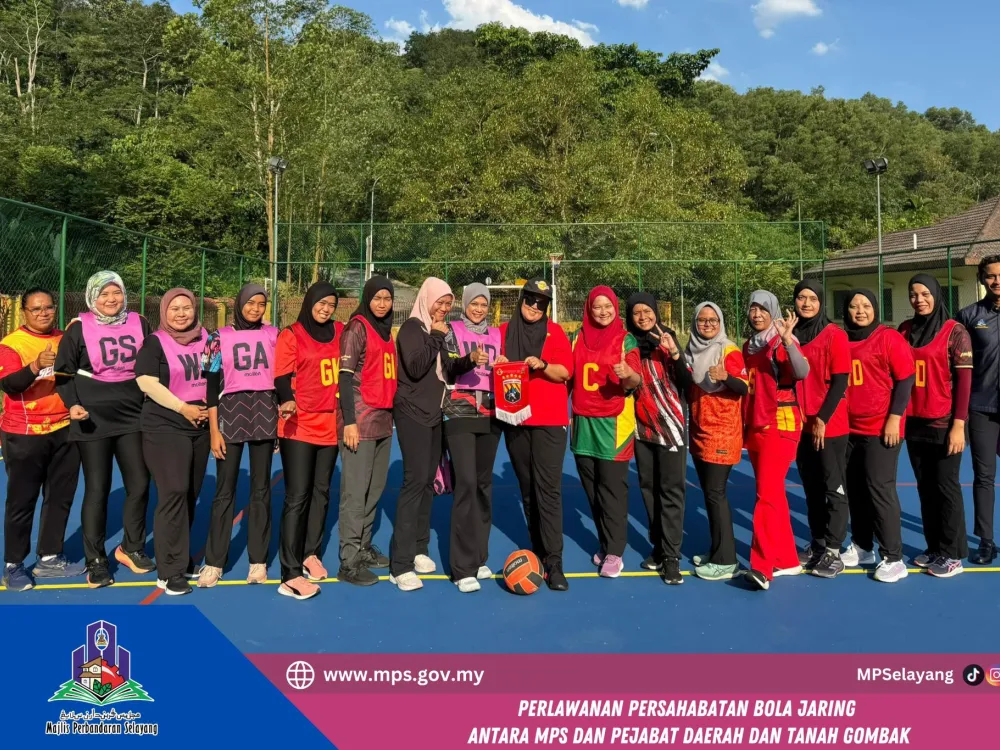 PERLAWANAN PERSAHABATAN BOLA JARING  MPS & PDT GOMBAK