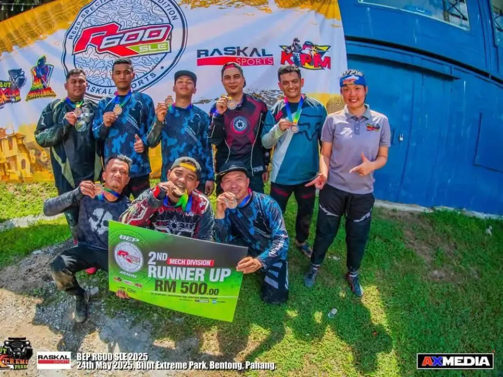 MPS RAIH TEMPAT KETIGA KEJOHANAN PAINTBALL BEP R600 SPECIAL LIMITED EDITION 2025