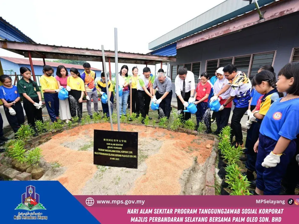 PROGRAM CSR MPS BERSAMA PALM OLEO SDN. BHD SEMPENA HARI ALAM SEKITAR DI SJK(C) KUNDANG