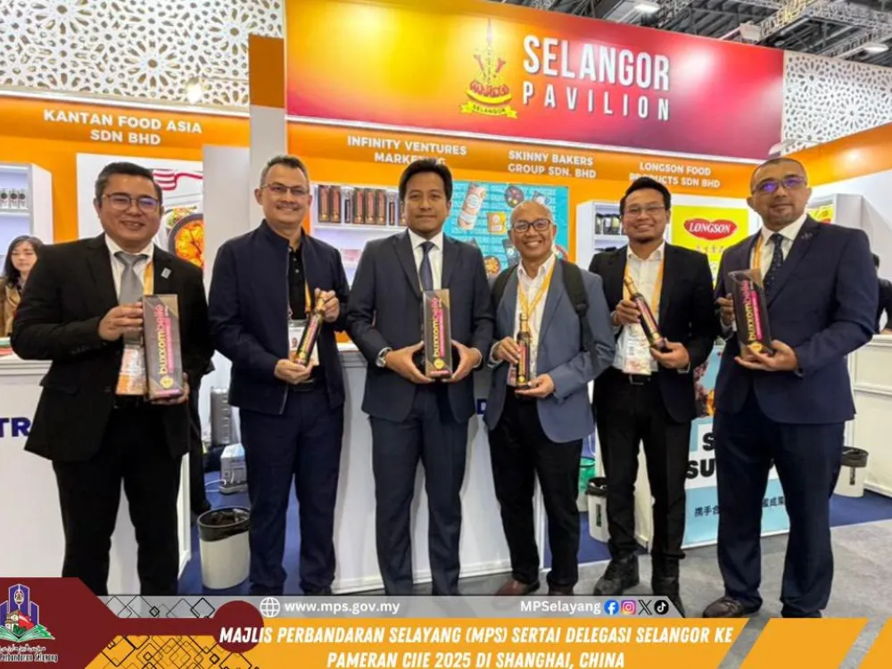 MAJLIS PERBANDARAN SELAYANG (MPS) SERTAI DELEGASI SELANGOR KE PAMERAN CIIE 2025 DI SHANGHAI, CHINA