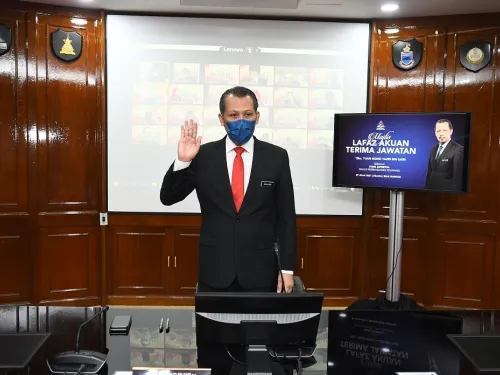 Majlis Lafaz Akuan Terima Jawatan YBrs. Tuan Yazid Bin Sairi Atas Perlantikan Sebagai YDP MPS