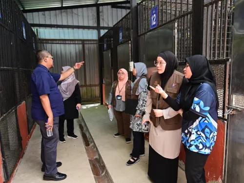 LAWATAN SELIA PAUN PBT OLEH VETERINAR