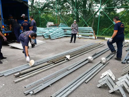 MPS Serah Sumbangan Logistik Kepada IPD Gombak
