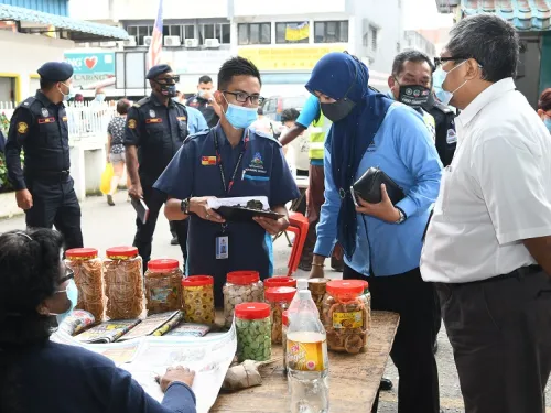 Tinjauan Dan Lawat Periksa Pasar Dan Premis Bagi Tempoh PKP