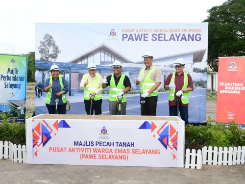 MAJLIS PECAH TANAH PAWE DAN PEMBUKAAN JALAN BAHARU RAINTREE