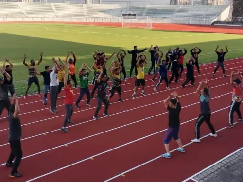 Sesi Kecergasan Bersama Tuan Adi Faizal Bin Ahmad Tarmizi, Timbalan Yang Dipertua MPS