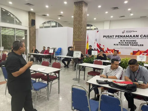 Simulasi Hari Penamaan Calon Pilihan Raya Umum Dewan Negeri Selangor ke-15