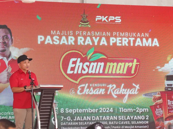 MAJLIS PERASMIAN PEMBUKAAN PASAR RAYA PERTAMA EHSAN MART