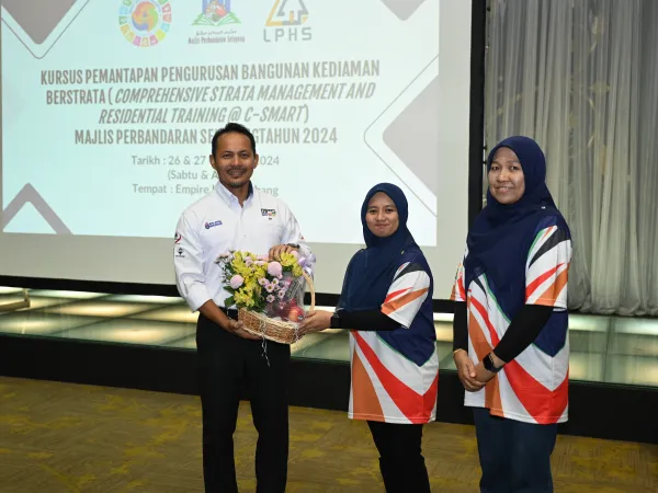 KURSUS PEMANTAPAN PENGURUSAN BANGUNAN KEDIAMAN BERSTRATA ( COMPREHENSIVE SRATA MANAGEMENT AND RESIDENTAL TRAINING @ C-SMART) 2024