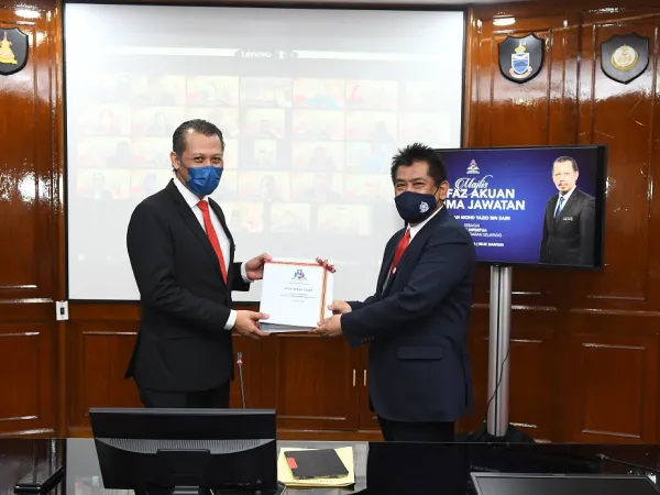 Majlis Lafaz Akuan Terima Jawatan YBrs. Tuan Yazid Bin Sairi Atas Perlantikan Sebagai YDP MPS