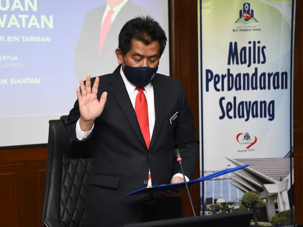 Majlis Lafaz Akuan Terima Jawatan Ybrs. Tn Ir Hj Cheremi Bin Hj Tarman Atas Pelantikan Sebagai Pemangku Yang DiPertua MPS