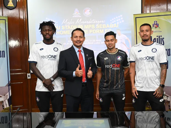 MAJLIS MENANDATANGANI MOU STADIUM MPS SEBAGAI 'HOME VENUE' BERSAMA POLIS DIRAJA MALAYSIA FOOTBALL CLUB