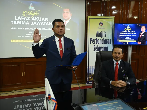 LAFAZ AKUAN TERIMA JAWATAN YDP MPS