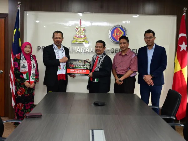 SUMBANGAN TABUNG AMANAH KEMANUSIAAN RAKYAT PALESTIN PERINGKAT PERKHIDMATAN AWAM