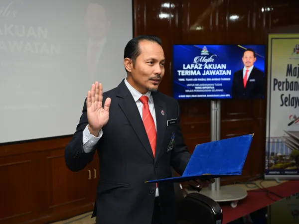 MAJLIS LAFAZ AKUAN TERIMA JAWATAN TYDP