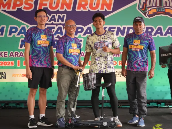 PROGRAM FUN RUN DAN HARI TANPA KENDERAAN DI KOTA EMERALD RAWANG