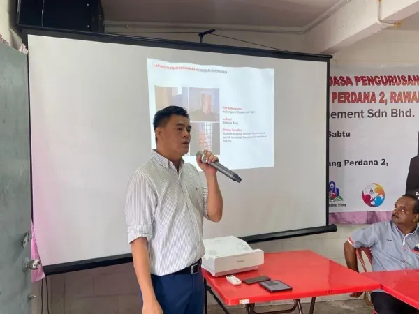 Sesi Penerangan Di Pangsapuri Lily, Taman Rawang Perdana 2