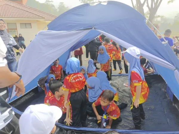 Hari Sukan Tabika Kemas Batu 7, Gombak Di Taman Rimba Bukit Lagong