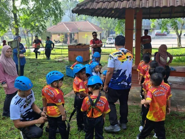 Hari Sukan Tabika Kemas Batu 7, Gombak Di Taman Rimba Bukit Lagong