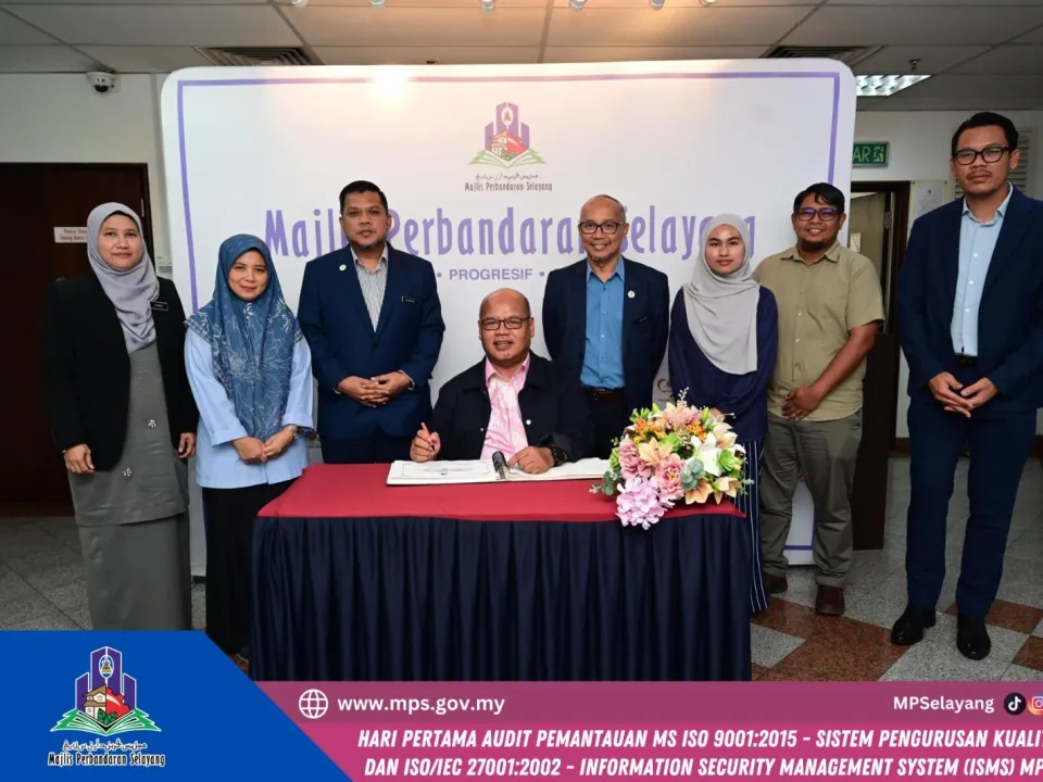 HARI PERTAMA AUDIT PEMANTAUAN MS ISO 90012015 - SISTEM PENGURUSAN KUALITI & ISOIEC 270012022 -(ISMS) MPS