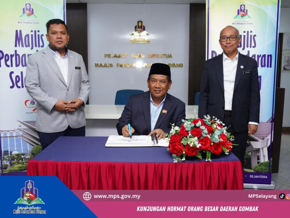 KUNJUNG HORMAT ORANG BESAR DAERAH (OBD) GOMBAK KE MPS