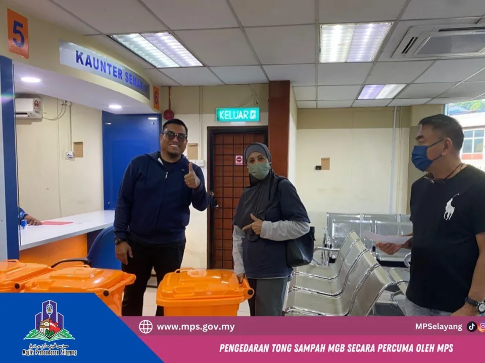 PENGEDARAN TONG SAMPAH MGB SECARA PERCUMA OLEH MPS