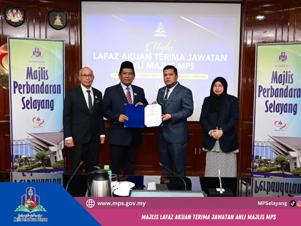 MAJLIS LAFAZ AKUAN TERIMA JAWATAN AHLI MAJLIS MPS