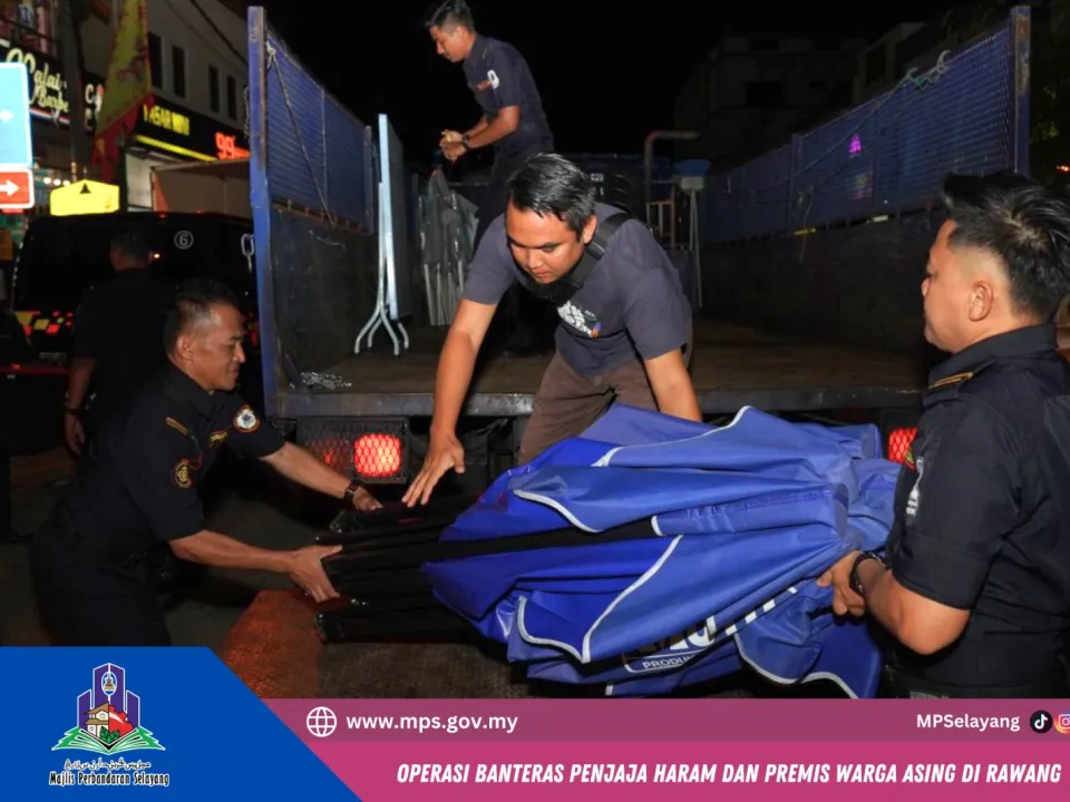 OPERASI BANTERAS PENJAJA HARAM DAN PREMIS WARGA ASING DI RAWANG