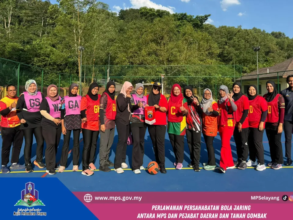 PERLAWANAN PERSAHABATAN BOLA JARING  MPS & PDT GOMBAK